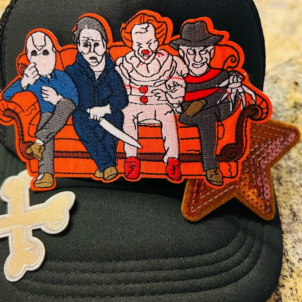 Custom designed hats you pick theme/colors christmas Halloween sports Disney